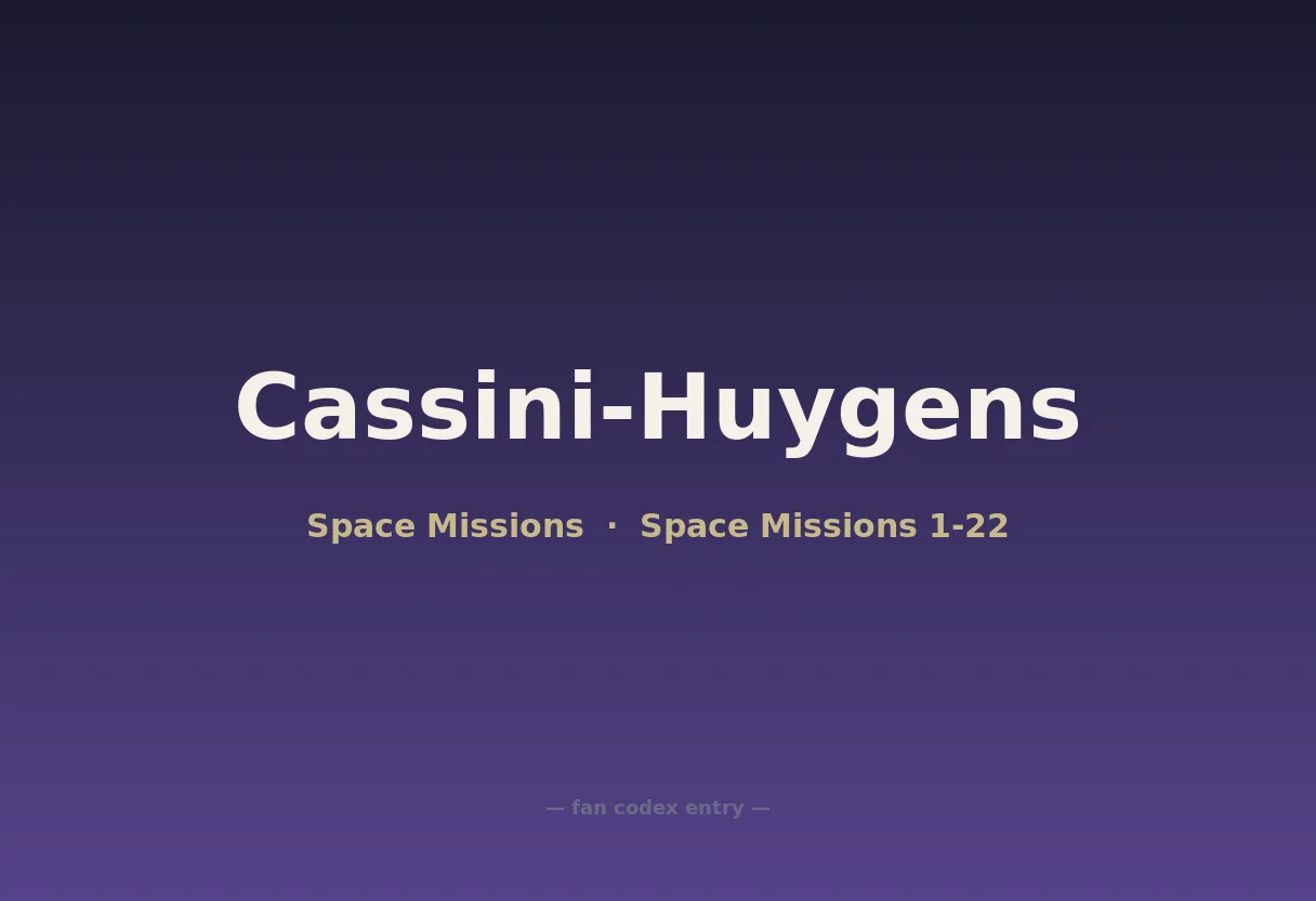 Cassini-Huygens